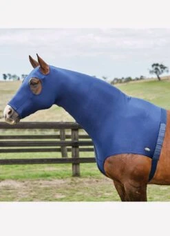 Weatherbeeta Stretch Hood With Zip - Navy