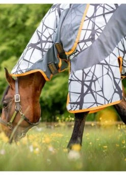 Amigo 3-in-1 CamoFly - Grey/Orange -Equestrian Supply Store amigo 3in1 camofly 2rdy