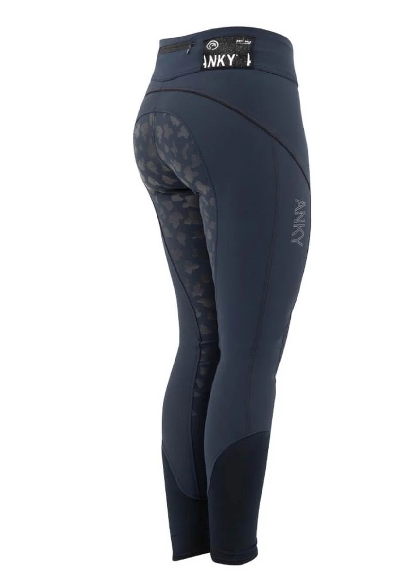 Anky Energetic Tregging Silicone Seat Breech - Dark Navy 4 Anky Energetic Tregging Silicone Seat Breech - Dark Navy - Image 2