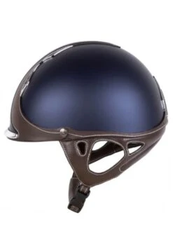 Antares Galaxy Jockey Helmet - Blue/Brown -Equestrian Supply Store antares galaxy jockey blue brown 3rdy