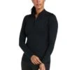 Ariat Ascent 1/4 Zip Baselayer - Black 2 Ariat Ascent 1/4 Zip Baselayer - Black -Equestrian Supply Store ariat ascent base black 1rdy
