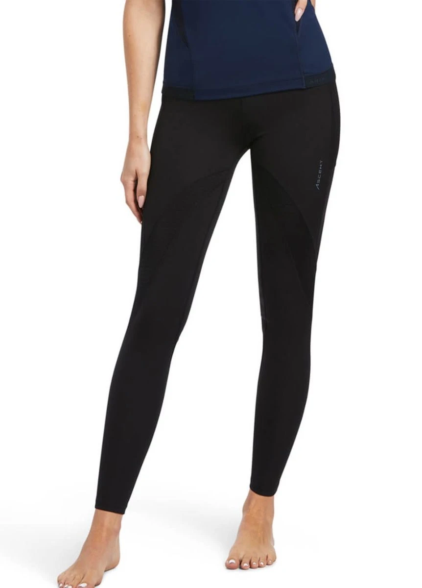 Ariat Ascent Half Grip Tights - Black 3 Ariat Ascent Half Grip Tights - Black