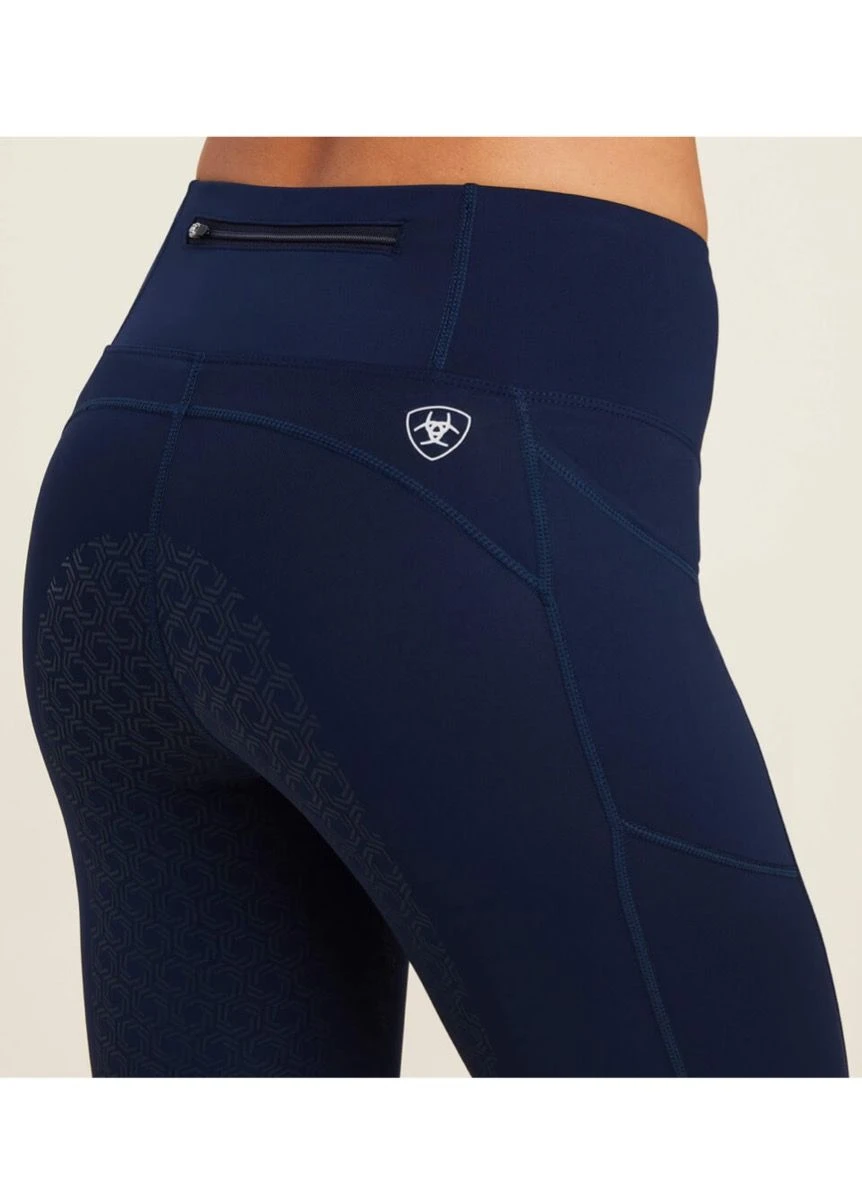 Ariat Womens EOS Full Seat Tights New Grip - Navy 5 Ariat Womens EOS Full Seat Tights New Grip - Navy - Image 3