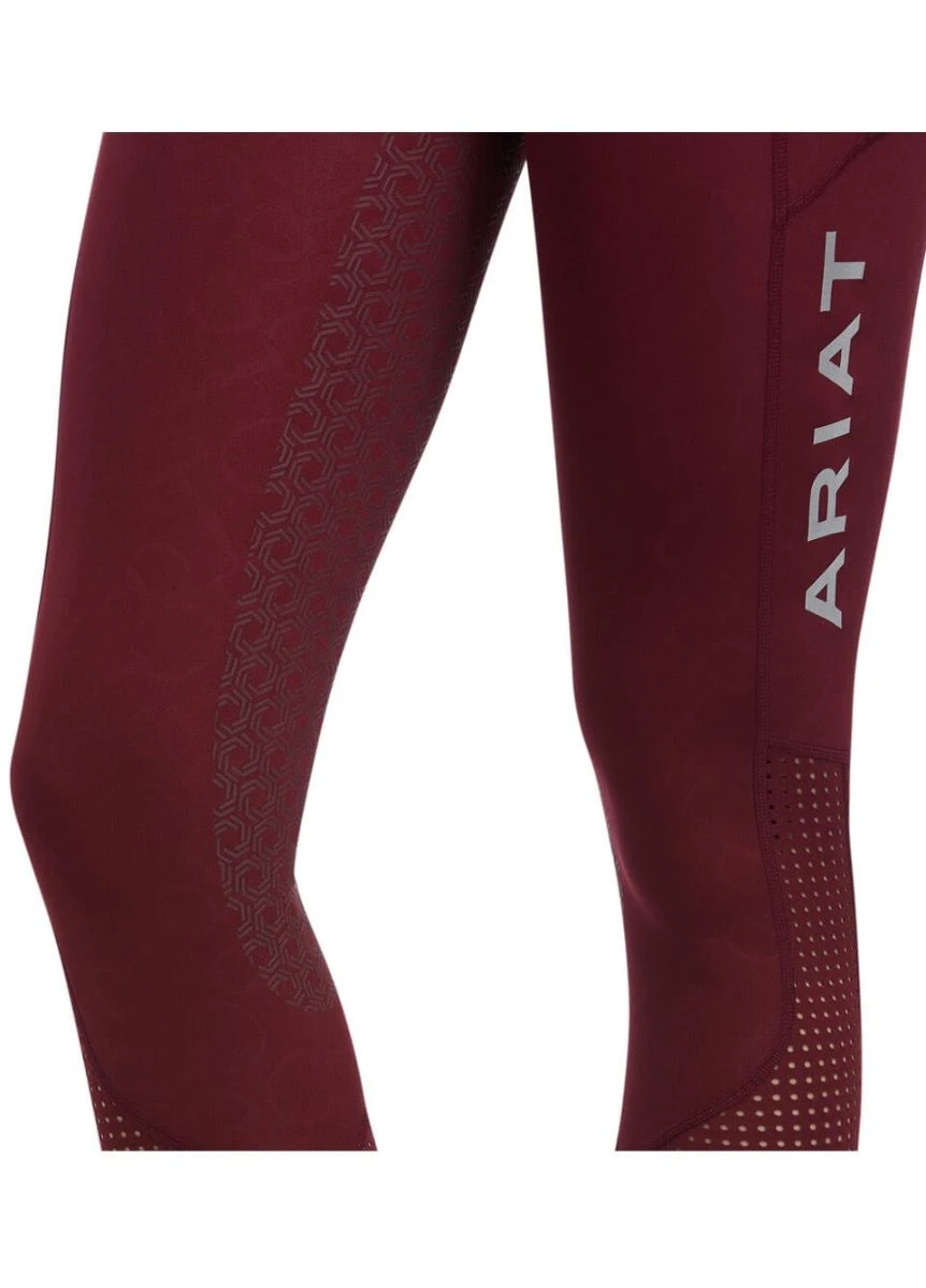 Ariat EOS Full Seat Tights - Zinfandel Bit Print 5 Ariat EOS Full Seat Tights - Zinfandel Bit Print - Image 3