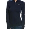 Ariat Lowell 2.0 1/4 Zip Baselayer - Navy -Equestrian Supply Store ariat lowell navy 1rdy
