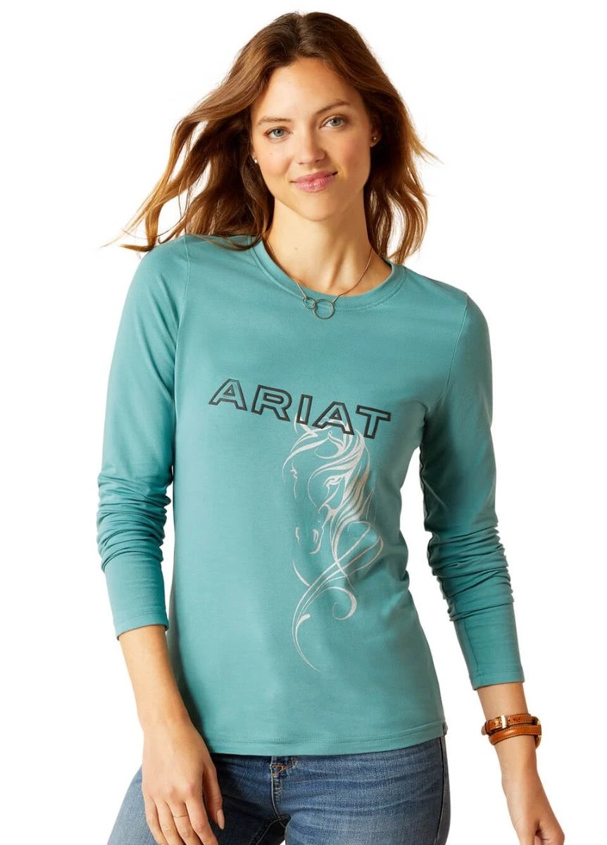 Ariat Silhouette T-Shirt - Arctic 3 Ariat Silhouette T-Shirt - Arctic