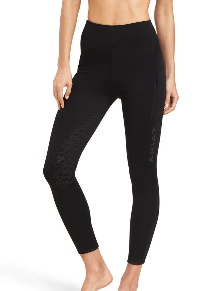 Ariat Venture Thermal Tights - Black 3 Ariat Venture Thermal Tights - Black