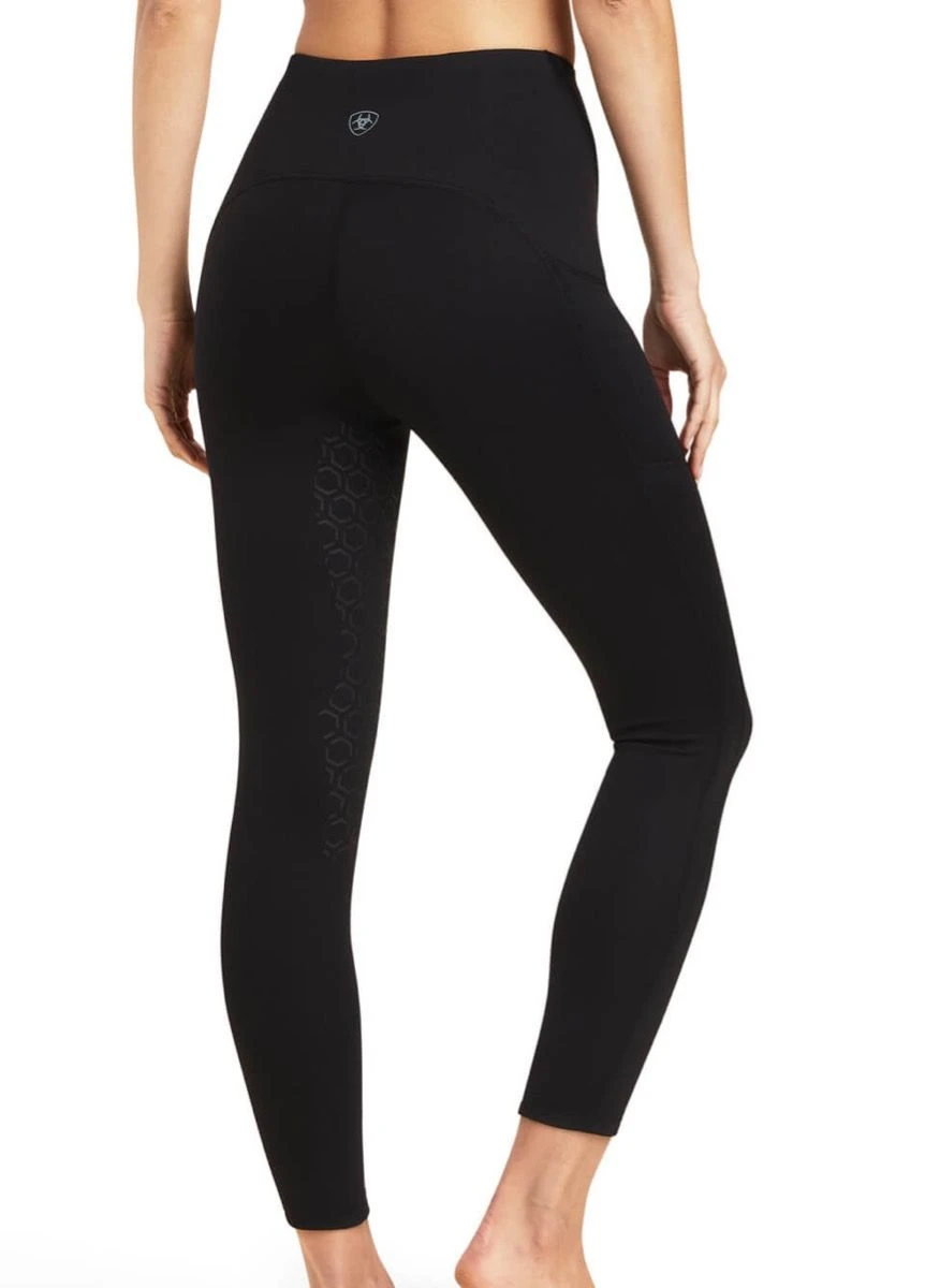 Ariat Venture Thermal Tights - Black 4 Ariat Venture Thermal Tights - Black - Image 2