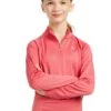 Ariat Kids Sunstopper 2.0 1/4 Zip Baselayer - Party Dot 1 Ariat Kids Sunstopper 2.0 1/4 Zip Baselayer - Party Dot -Equestrian Supply Store ariat youth sunstopper party 1rdy