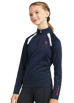 Ariat Kids Sunstopper 2.0 1/4 Zip Baselayer - Team