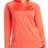 Ariat Womens Sunstopper 2.0 1/4 Zip Baselayer - Cayenne 2 Ariat Womens Sunstopper 2.0 1/4 Zip Baselayer - Cayenne -Equestrian Supply Store ariatsunstoppercayenne2rdy