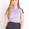 Blackfort Equestrian Short Sleeve Base Layer - Lavender -Equestrian Supply Store bf ss base lavender 1rdy