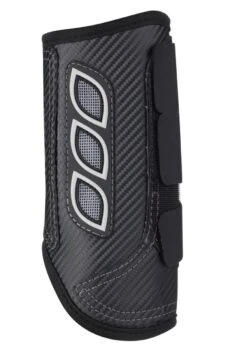 LeMieux Carbon Air XC Boots Front - Black -Equestrian Supply Store carbonxc4rdy