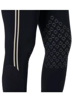 Cavalleria Toscana Embossed Silicone Stripe Breeches - Navy -Equestrian Supply Store cavalleria toscana embossed breech navy 6rdy