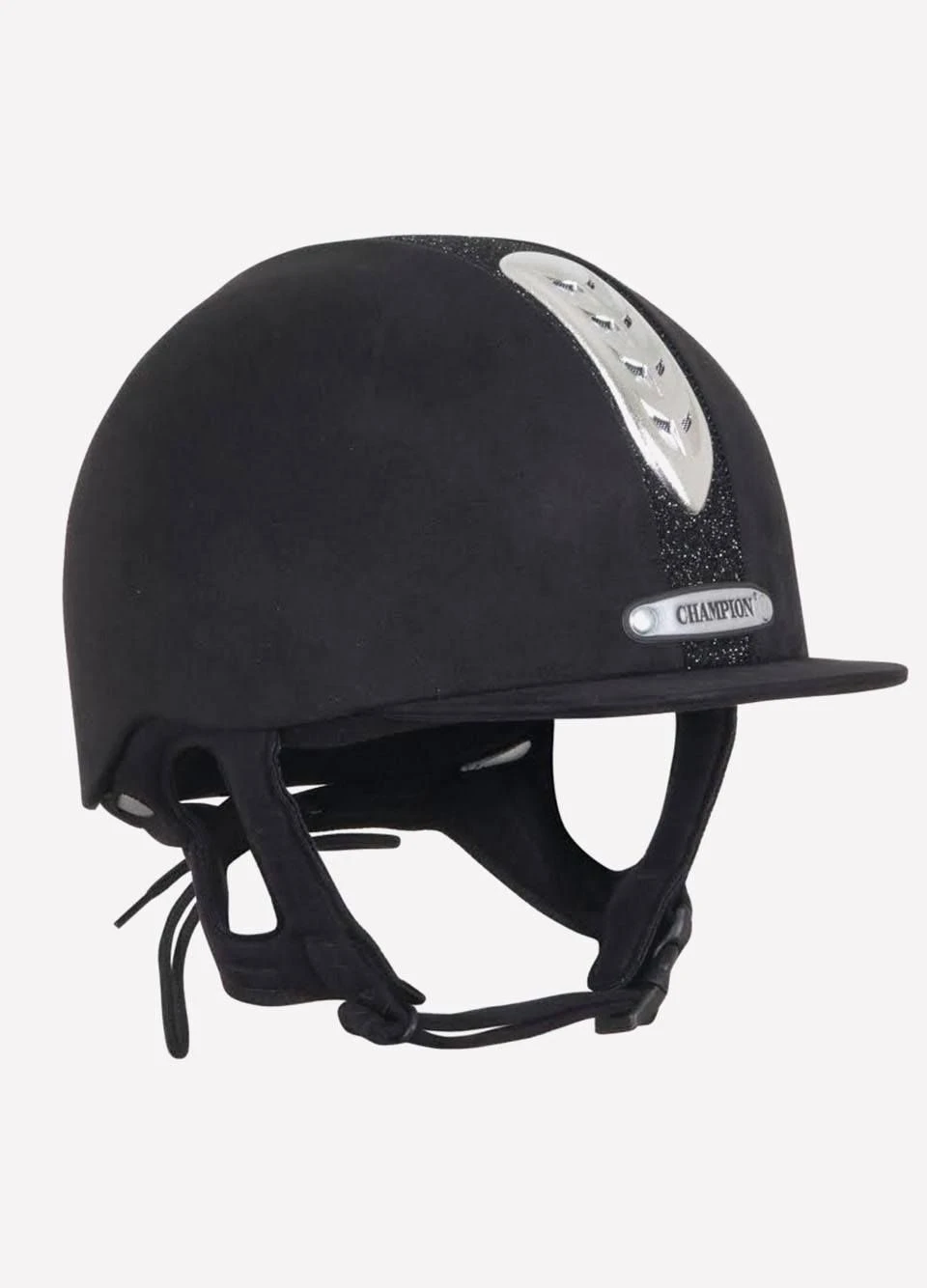 Champion Junior X-Air Dazzle Plus Riding Hat - Black 4 Champion Junior X-Air Dazzle Plus Riding Hat - Black - Image 2
