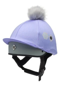 Charles Owen This Esme Pom Pom Silk - Lilac