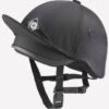 Charles Owen Young Riders Jockey Skull - ROUND FIT - Black -Equestrian Supply Store charlesowen youngr skull 1