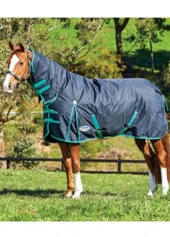 Weatherbeeta ComFiTec Classic Combo Medium Turnout - Black/Green