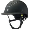 Charles Owen EQx Kylo MIPS Wide Peak Matte Hat - Black 1 Charles Owen EQx Kylo MIPS Wide Peak Matte Hat - Black -Equestrian Supply Store cowen kylo mips matte black 1rdy