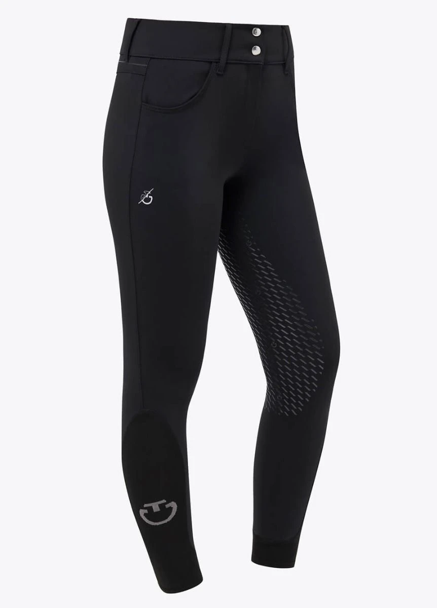 Cavalleria Toscana Dash Full Seat High Waisted Breeches - Black 3 Cavalleria Toscana Dash Full Seat High Waisted Breeches - Black