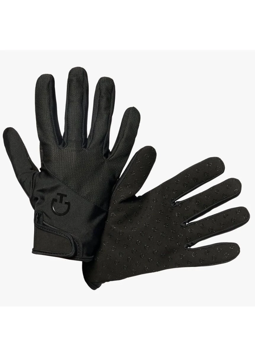 Cavalleria Toscana Mesh Grip Gloves - Black 3 Cavalleria Toscana Mesh Grip Gloves - Black