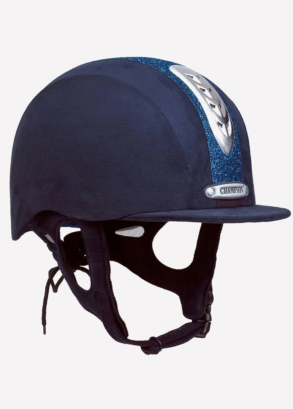 Champion Junior X-Air Dazzle Plus Riding Hat - Navy 3 Champion Junior X-Air Dazzle Plus Riding Hat - Navy