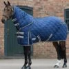 Weatherbeeta ComFiTec Diamond Quilt Detach A Neck Medium Stable Rug - Blue/Charc/White 2 Weatherbeeta ComFiTec Diamond Quilt Detach A Neck Medium Stable Rug - Blue/Charc/White -Equestrian Supply Store diamondquilt1