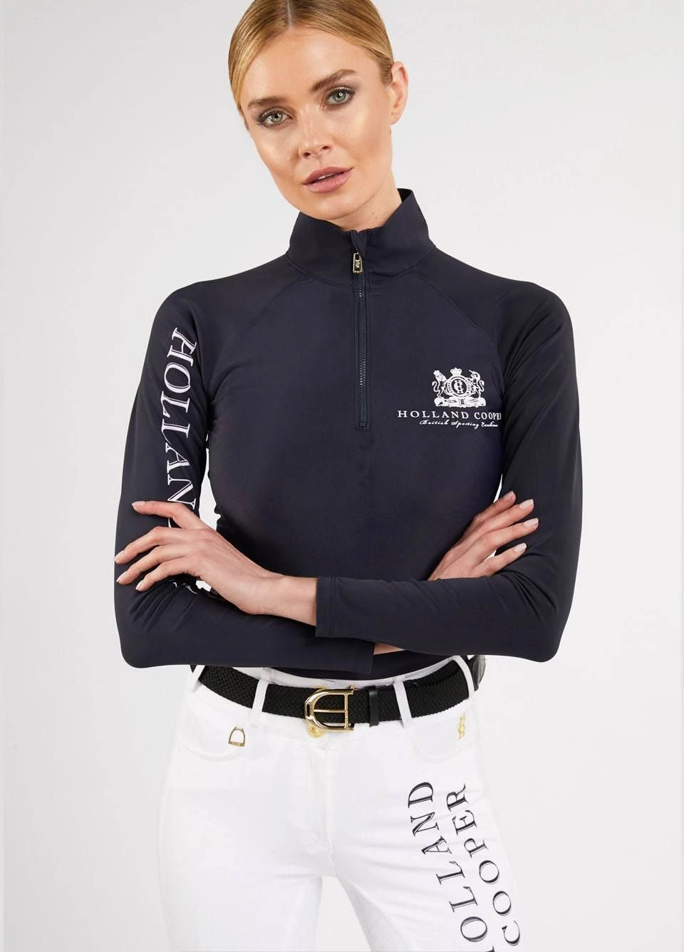 Holland Cooper Equestrian Equi Base Layer - Ink Navy 3 Holland Cooper Equestrian Equi Base Layer - Ink Navy