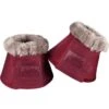 Eskadron Faux Fur Bell Boots - Rustic Red -Equestrian Supply Store eskbellbootred1rdy