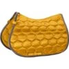 Eskadron Satin Contrast Jump Saddle Cloth VS - Vintage Gold -Equestrian Supply Store esksatinjumpgold1rdy