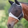 Shires Fine Mesh Fly Mask With Ears - Black -Equestrian Supply Store finemeshmaskblk