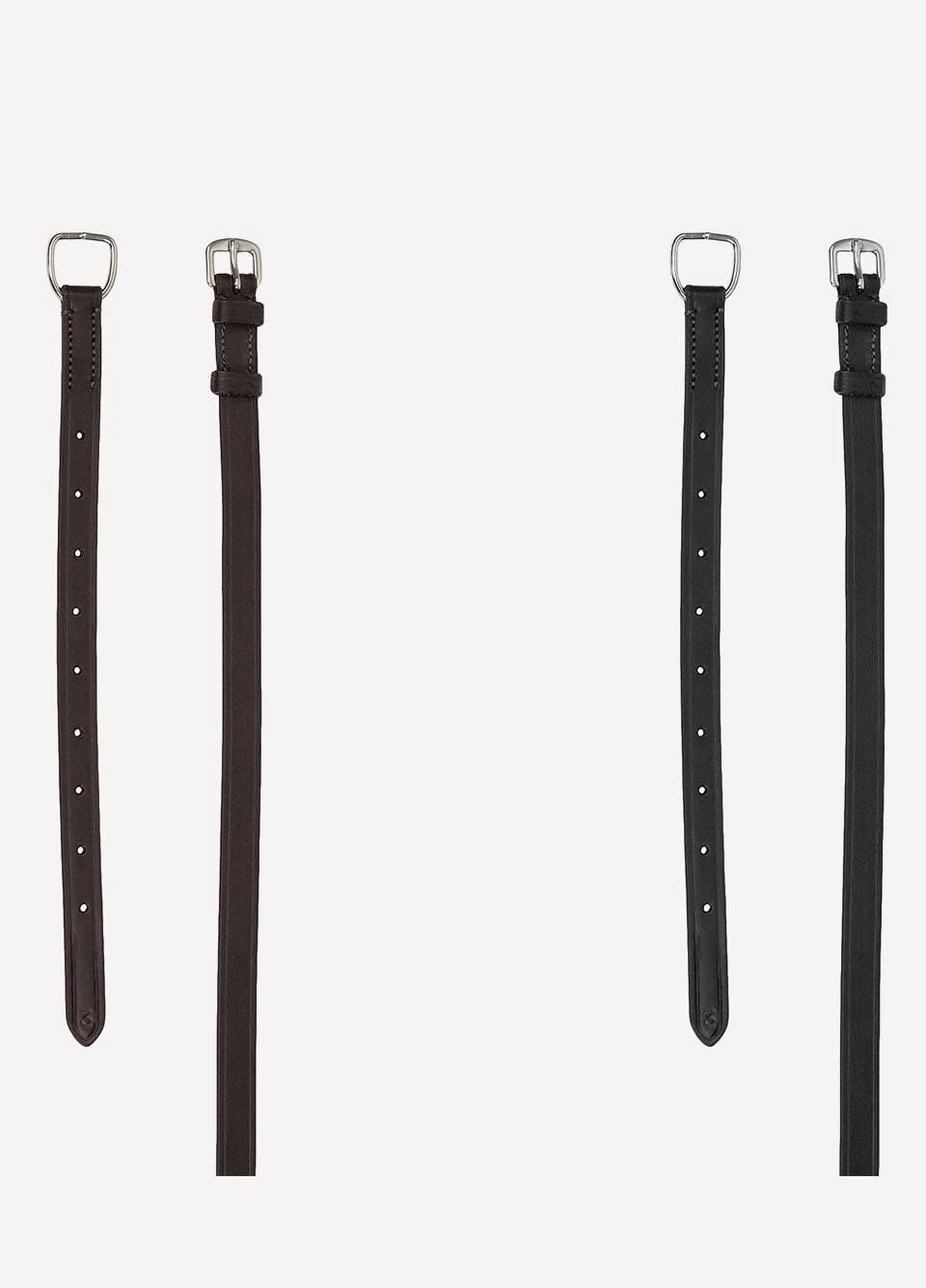 Ps Of Sweden Flat Throatlash With Dark Stitches - Brown 3 Ps Of Sweden Flat Throatlash With Dark Stitches - Brown