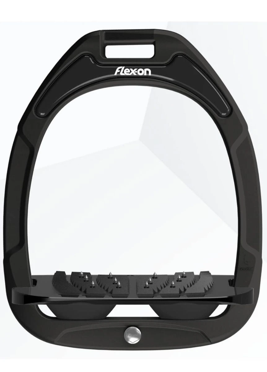 Flex-On Green Composite Stirrups - Black/Black 3 Flex-On Green Composite Stirrups - Black/Black