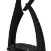 Freejump Soft'Up Pro+ Stirrups - Black/Black -Equestrian Supply Store freejump softup pro plus black 1rdy