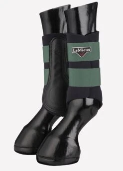 LeMieux Grafter Brushing Boots - Hunter Green