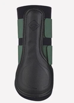 LeMieux Grafter Brushing Boots - Hunter Green -Equestrian Supply Store grafthunt5