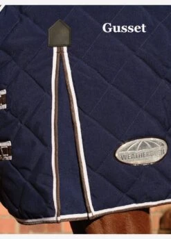 Weatherbeeta ComFiTec Diamond Quilt Detach A Neck Medium Stable Rug - Blue/Charc/White 10 Weatherbeeta ComFiTec Diamond Quilt Detach A Neck Medium Stable Rug - Blue/Charc/White -Equestrian Supply Store gusset