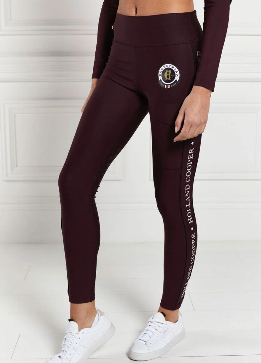 Holland Cooper Sport Legging - Mulberry 3 Holland Cooper Sport Legging - Mulberry