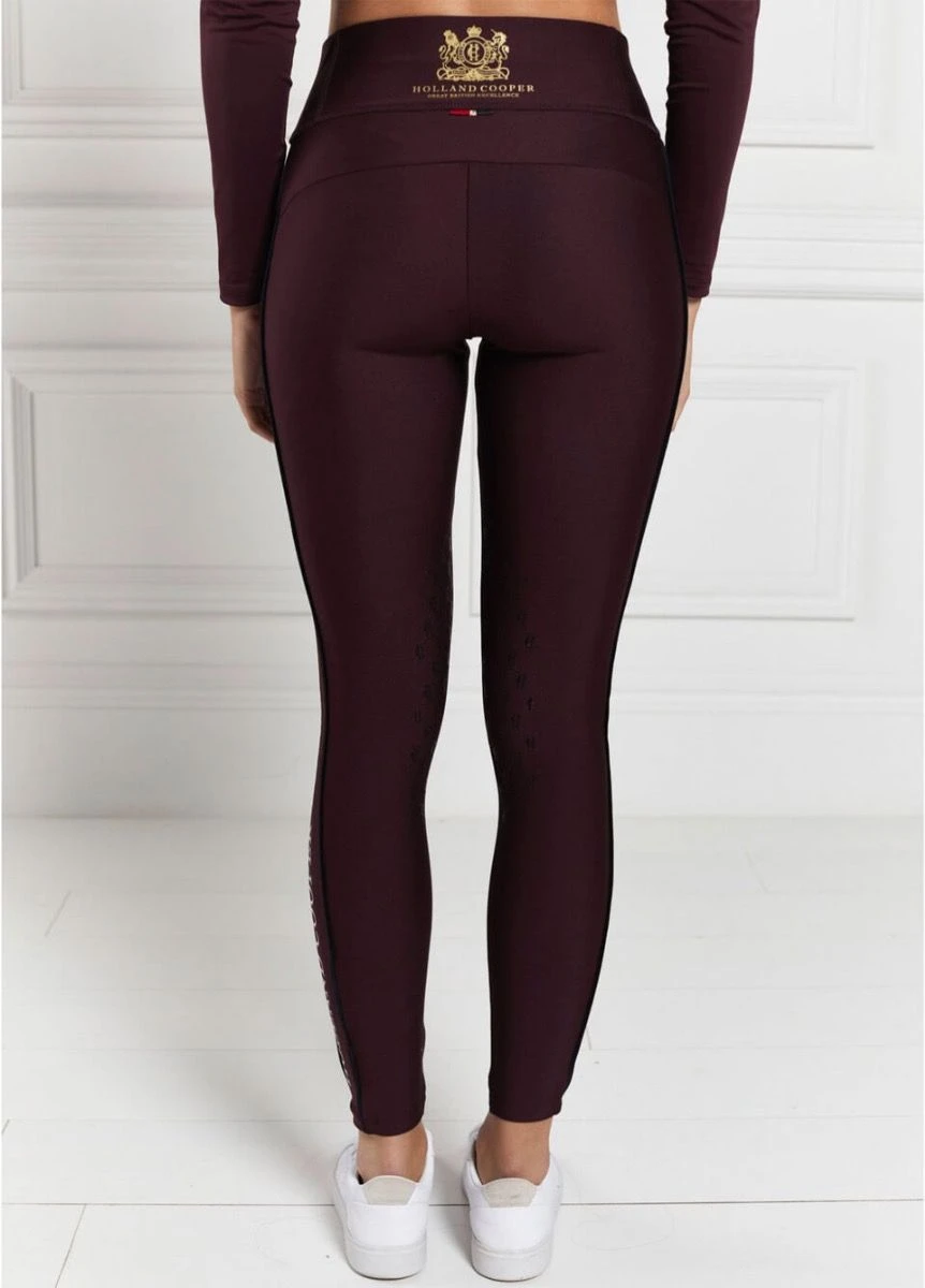 Holland Cooper Sport Legging - Mulberry 4 Holland Cooper Sport Legging - Mulberry - Image 2