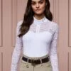 Holland Cooper Newbury L/S Base Layer - White 2 Holland Cooper Newbury L/S Base Layer - White -Equestrian Supply Store hc newbury ls white 1rdy