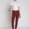 Holland Cooper Ascot Breeches - Burgundy 1 Holland Cooper Ascot Breeches - Burgundy -Equestrian Supply Store hcascotburgundyrdy