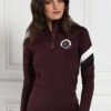 Holland Cooper Heritage Sport Base Layer - Mulberry -Equestrian Supply Store hcheritagebasemulberry1rdy