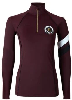 Holland Cooper Heritage Sport Base Layer - Mulberry -Equestrian Supply Store hcheritagebasemulberry4rdy
