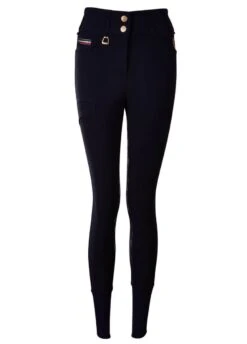 Holland Cooper Hickstead Breeches - Ink Navy -Equestrian Supply Store hchicksteadinknavy4rdy
