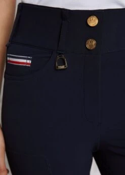 Holland Cooper Hickstead Breeches - Ink Navy -Equestrian Supply Store hchicksteadinknavyrdy