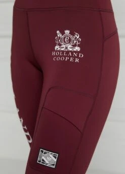 Holland Cooper Thermal Full Grip Legging - Burgundy 13 Holland Cooper Thermal Full Grip Legging - Burgundy -Equestrian Supply Store hcthermalleggingmulberry3rdy