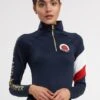 Holland Cooper Equestrian Heritage Base Layer - Ink Navy -Equestrian Supply Store heritagebaseink2rdy