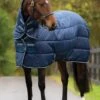 Amigo Insulator Heavy Plus Stable Rug - Navy/White 2 Amigo Insulator Heavy Plus Stable Rug - Navy/White -Equestrian Supply Store horseware ins heavy plus navy 1rdy