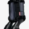 LeMieux Fleece Edged Mesh Brushing Boot - Twilight Navy -Equestrian Supply Store lemieux fleece brush boot twilight navy 1rdy