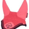LeMieux Classic Fly Hood - Papaya -Equestrian Supply Store lemieux fly hood classic papaya 1rdy
